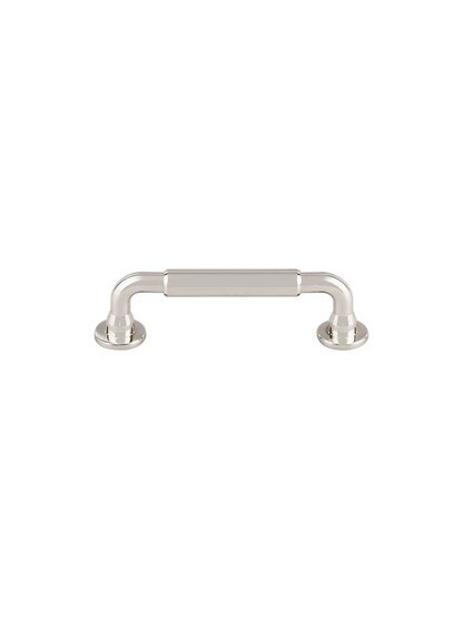 Lily Cabinet Pull - 3 3/4 inch Center-to-Center in Polished Nickel.